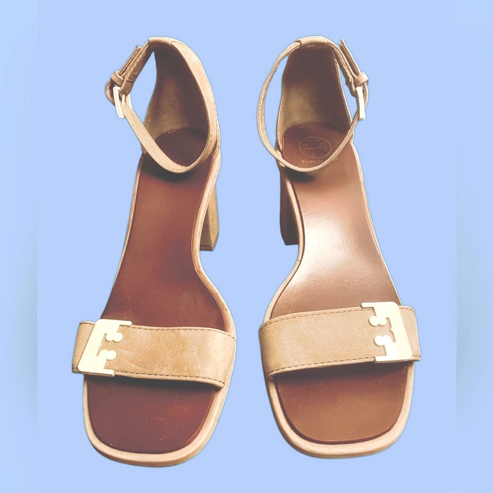 Tory Burch Block Heel Sandal- Worn twice